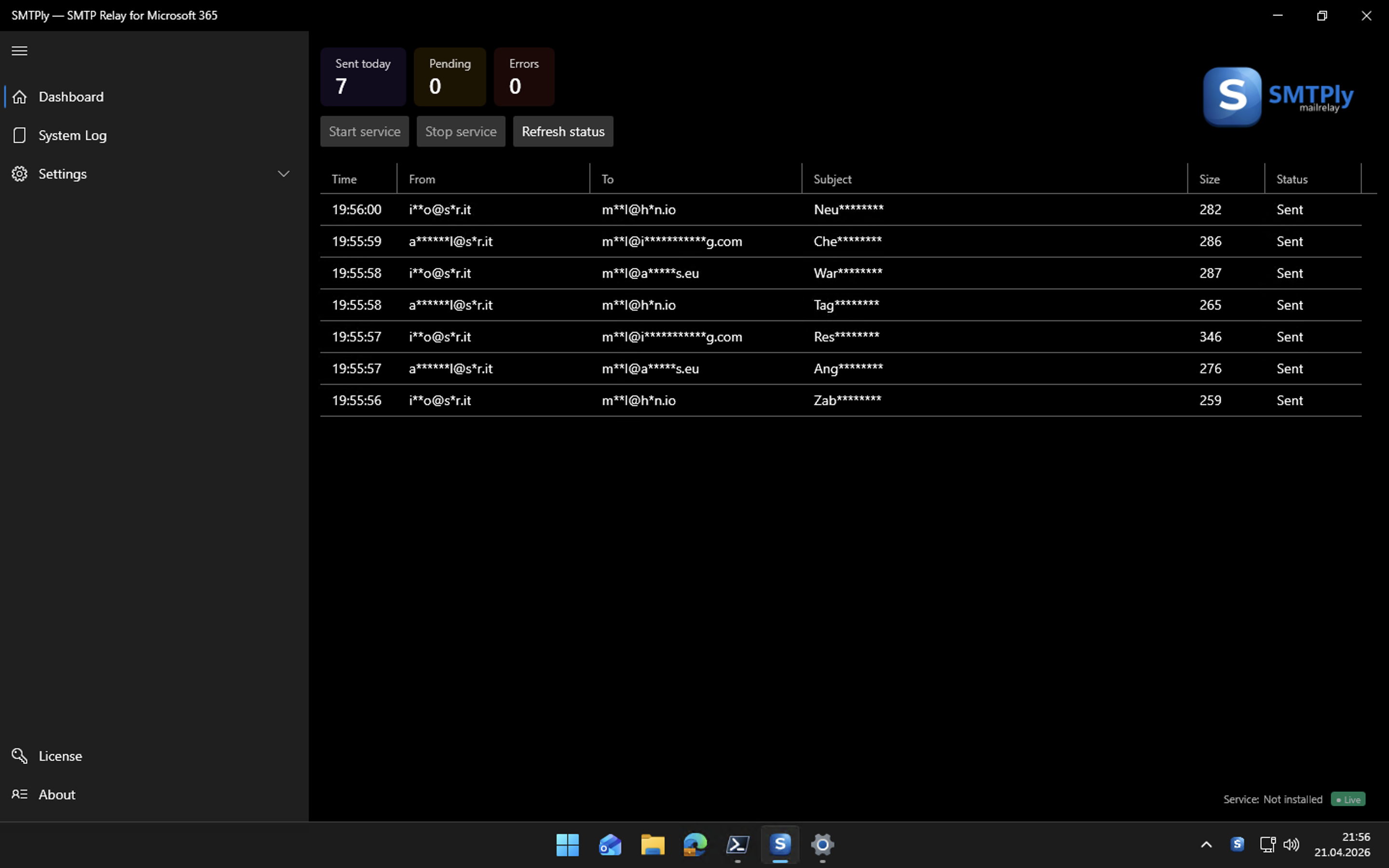 SMTPly Dashboard – mail tracker with sent emails